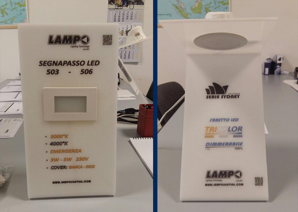 espositori da banco in plexiglass